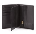 Pánska kožená peňaženka s deleným vnútrom čierna 10-1-020-1