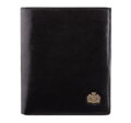 Pánska kožená peňaženka s dvojitým vreckom veľká čierna 10-1-139-1
