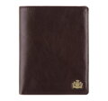Pánska kožená peňaženka skladacia veľká hnedá 10-1-221-4