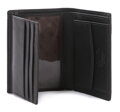 Peňaženka z prírodnej kože čierna 14-1-023-L11