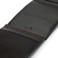Kožená peňaženka s logom a výklopným panelom 26-1-262-17