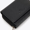 Dámska peňaženka zo saffiano kože čierna 14-1S-121-LG1