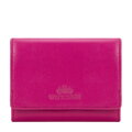 Stredná dámska kožená peňaženka fuchsiová 14-1-070-PL