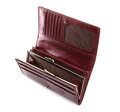 Dámska lakovaná peňaženka horizontálna bordová 25-1-075-9