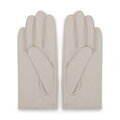 Damskie rękawiczki samochodowe proste kremowe 46-6A-003-0
