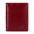 Skórzane etui na dokumenty pionowe czerwone 21-2-163-L30