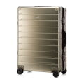 Średnia walizka z aluminium złota 56-3H-102-86
