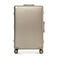 Średnia walizka z aluminium na kółkach złota 56-3H-102-86M