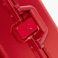 Średnia walizka z aluminium na kółkach czerwona 56-3H-102-30M