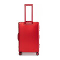Średnia walizka z aluminium na kółkach czerwona 56-3H-102-30M
