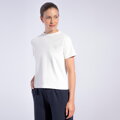 T-shirt damski z bawełny biały D0-99-100-0