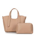 Dámska aktovka s odnímateľným vreckom béžová 100-4Y-215-9