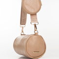 Sada crossbody kabeliek z ekokože, béžová 100-4Y-420-9