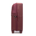Duża walizka z ABS-u i nylonu burgund 56-3S-883-35