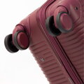 Walizka kabinowa z ABS-u i nylonu burgund 56-3S-881-35