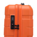 Walizka kabinowa z ABS-u w poziome pasy pomarańczowa 56-3A-101-55