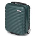 Walizka kabinowa z ABS-u z żebrowaniem zielona 56-3A-315-85