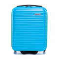 Walizka kabinowa z ABS-u z żebrowaniem niebieska 56-3A-315-70