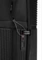 Średnia walizka z ABS-u i nylonu czarna 56-3S-882-10