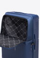 Średnia walizka z ABS-u i nylonu granatowa 56-3S-882-90