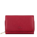 Kožená sada - peňaženka a kľúčenka červená 14-S-005-3