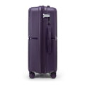 Zestaw walizek z polipropylenu w okręgi fioletowy 56-3T-30S-V
