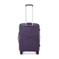 Zestaw walizek z polipropylenu w okręgi fioletowy 56-3T-30S-V