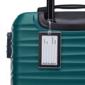 Mała walizka z ABS - u i identyfikator z logo WITTCHEN zielona 56-3A-311-85Z6