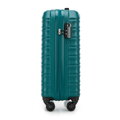 Mała walizka z ABS - u i identyfikator z logo WITTCHEN zielona 56-3A-311-85Z6