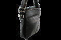 Malý čierny kožený crossbag 215-1711-60