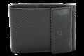 Čierna kožená pánska peňaženka s poklopom 513-2972-60