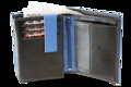 Čiernomodrá pánska kožená peňaženka s vnútornou zápinkou 514-8140-60/91