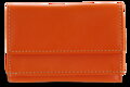 Oranžová dámska kožená mini peňaženka 511-4392A-84