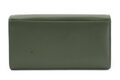 Tmavozelená kožená čašnícka peňaženka s klopovým vreckom na mince 515-2401A-57