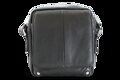 Malý čierny kožený pánsky crossbag 215-1919-60