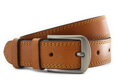 Svetlo hnedý kožený pánsky opasok s dvojitým šitím 913-5005-2-05/05-9012-40