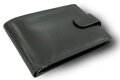 Čierna pánska kožená peňaženka so zápinkami 513-4404-60