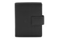 Čierna pánska kožená peňaženka so zápinkou 514-8105-60