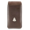 Hnedé pánske kožené púzdro na mobil 611-3401A-40