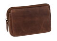 Kožené puzdro na opasok svetlý tan hunter 250899