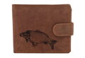 Pánska peňaženka MERCUCIO svetlohnedá vzor 66 kapor obecný 2911906