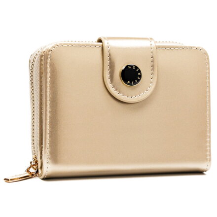 Malá dámska peňaženka z ekologickej kože na patentku a zips - Peterson