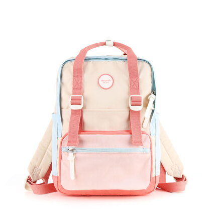 Viacfarebný mestský dámsky ruksak so zapínaním na zips - Himawari