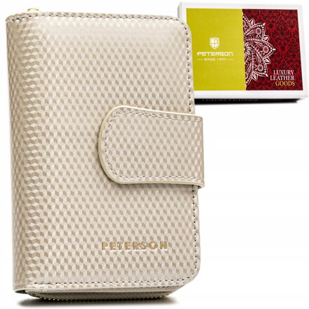 Dámska kožená peňaženka vo vertikálnej orientácii - Peterson