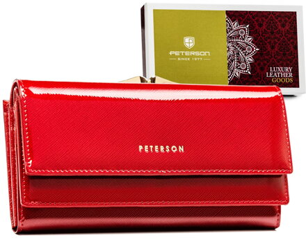 Veľká  dámska peňaženka z prírodnej kože - Peterson