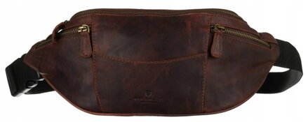 Kožená pánska bedrová taška - Peterson
