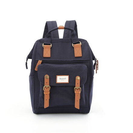 Priestranný ruksak z vodeodolného polyesteru v tmavomodrej farbe s priehradkou na laptop - Himawari