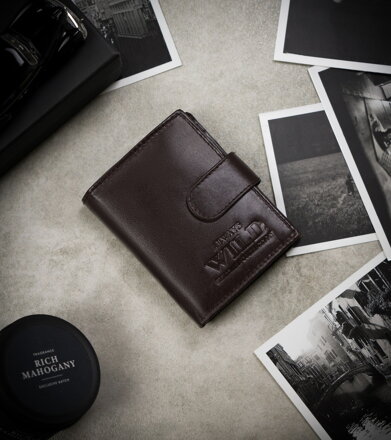 Elegantná, kožená pánska peňaženka so zapínaním - Always Wild