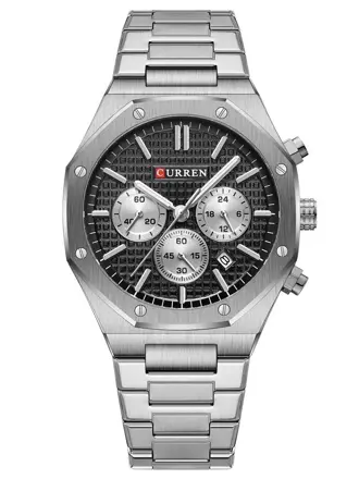 Hodinky pánske CURREN 8440 CHRONOGRAF (zc047b) + BOX