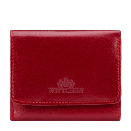 Dámska kožená peňaženka, malá, červená 14-1-078-L91